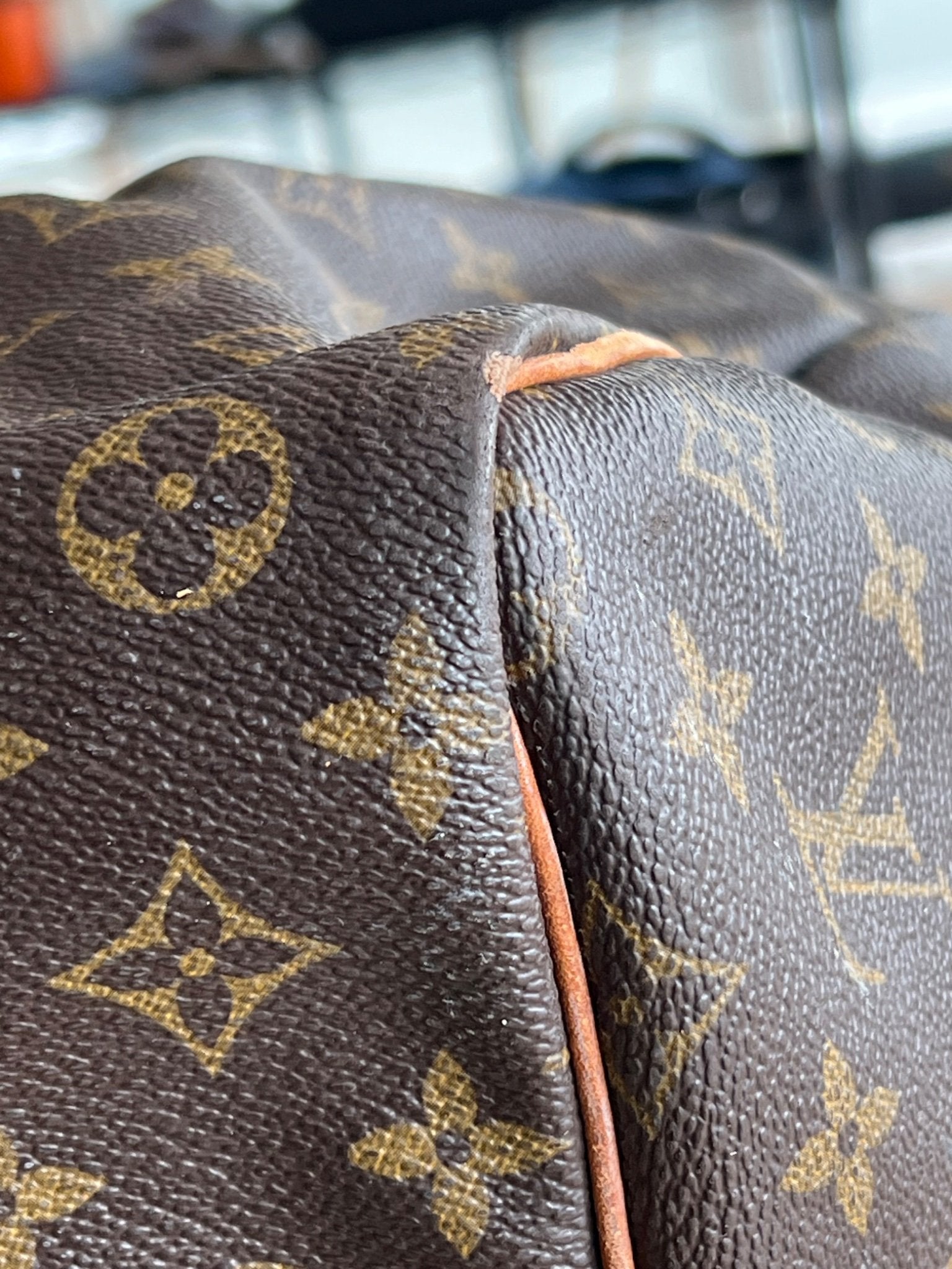 Louis Vuitton Keepall 60 Bandoulière Monogram — vue 6 | Le comptoir vintage