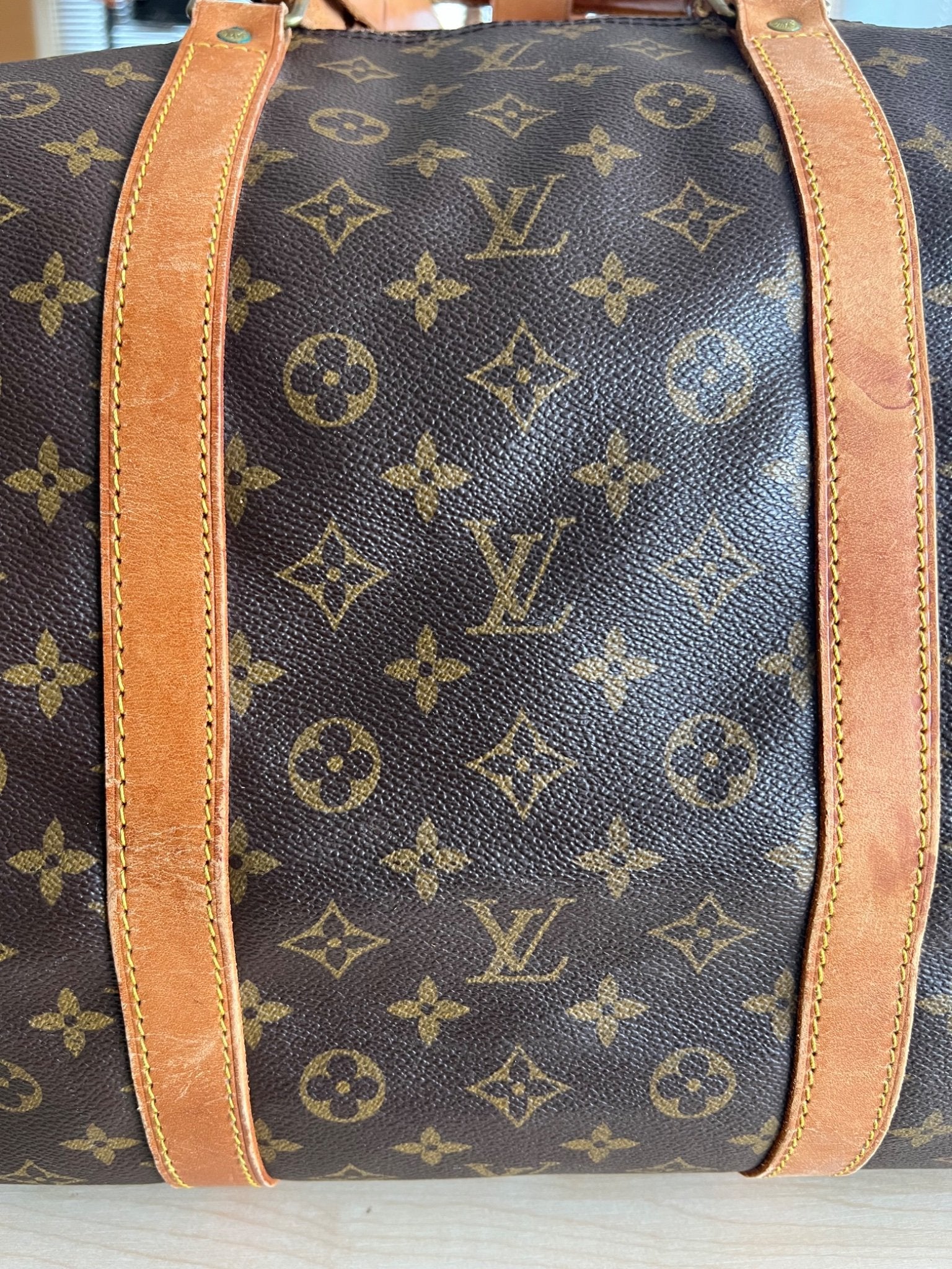 Louis Vuitton Keepall 60 Bandoulière Monogram — vue 10 | Le comptoir vintage