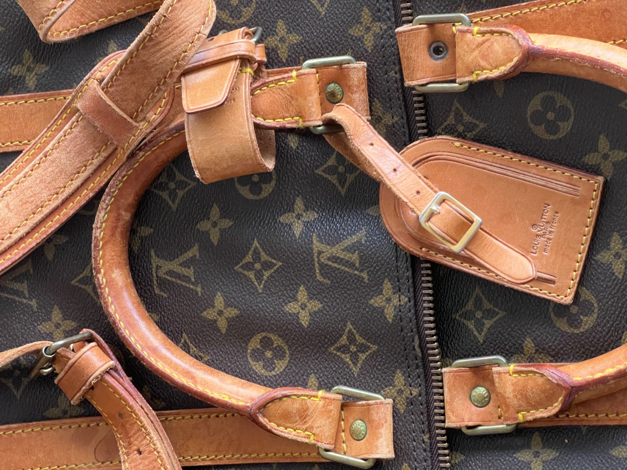 Louis Vuitton Keepall 60 Bandoulière Monogram — vue 14 | Le comptoir vintage