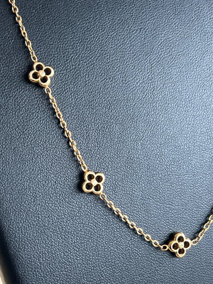 Louis Vuitton Collier Flower Full LV Circle — vue 2 | Le comptoir vintage