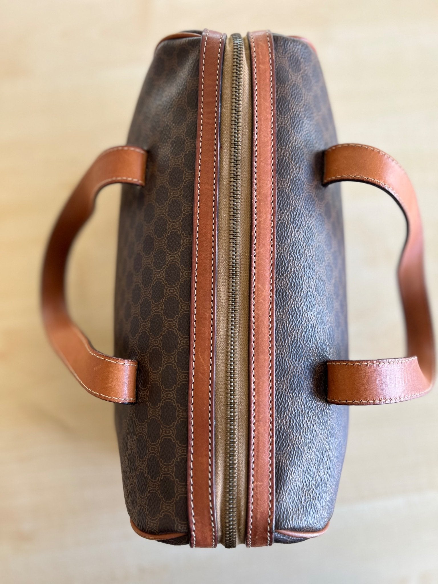 Celine Boston Bag Macadam — vue 13 | Le comptoir vintage