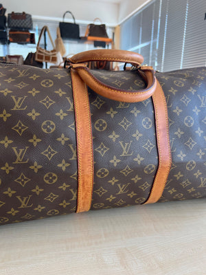 Louis Vuitton Keepall 55 Monogram — vue 3 | Le comptoir vintage