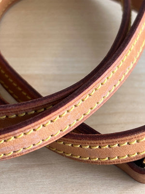 Louis Vuitton Bandoulière cuir naturel — vue 2 | Le comptoir vintage