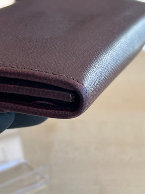 Salvatore Ferragamo Gancini Leather Long Wallet — vue 4 | Le comptoir vintage