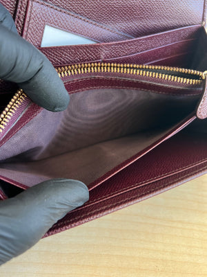 Salvatore Ferragamo Gancini Leather Long Wallet — vue 16 | Le comptoir vintage
