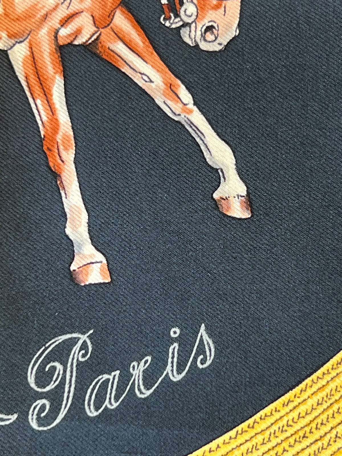 HERMES carré de soie « Pampa »  — vue 5 | Le comptoir vintage