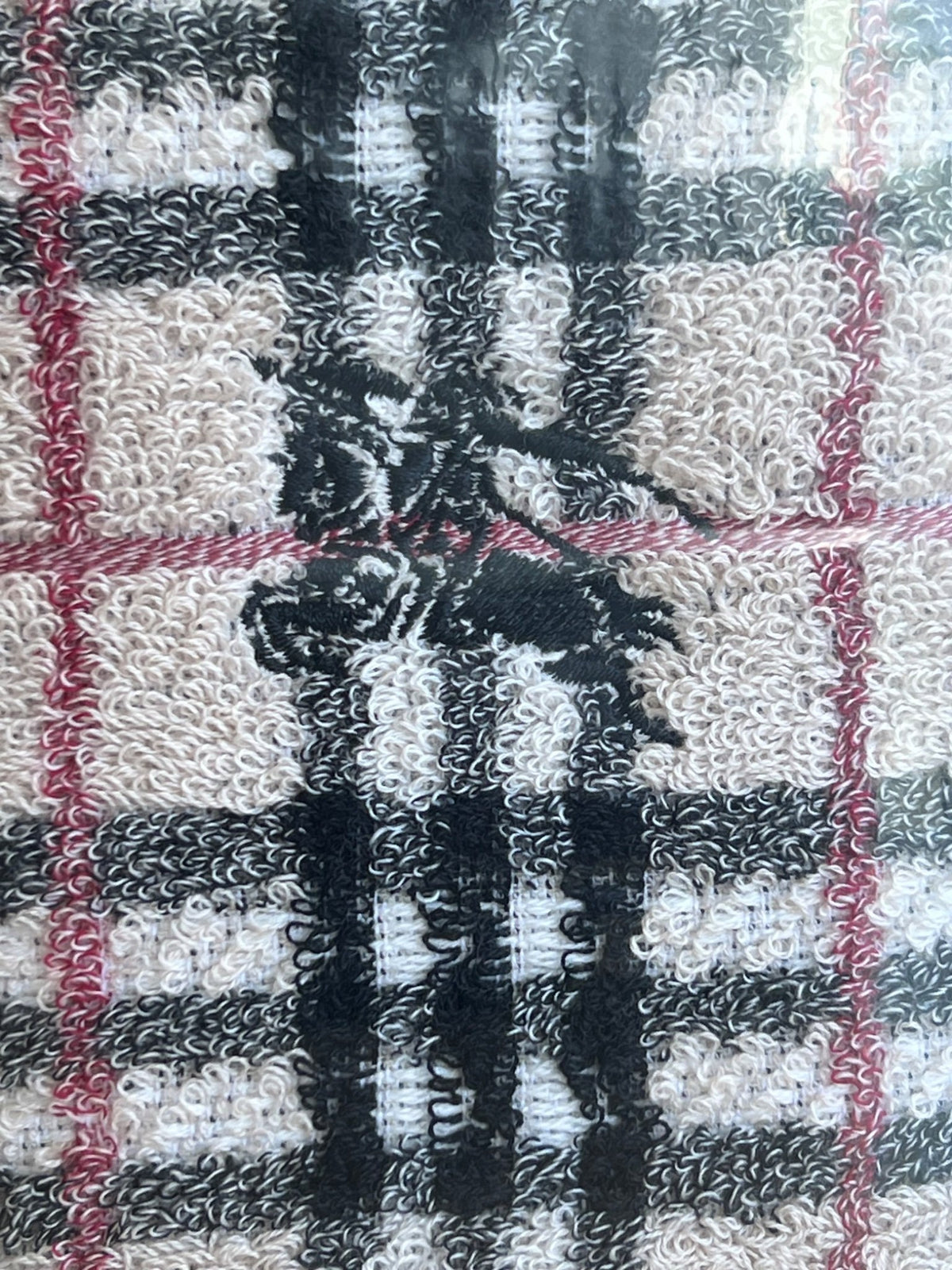Burberry London Coffret 2 serviettes éponge coton motif House Check — vue 3 | Le comptoir vintage