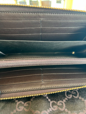 Gucci Portefeuille long zippé Guccissima — vue 11 | Le comptoir vintage