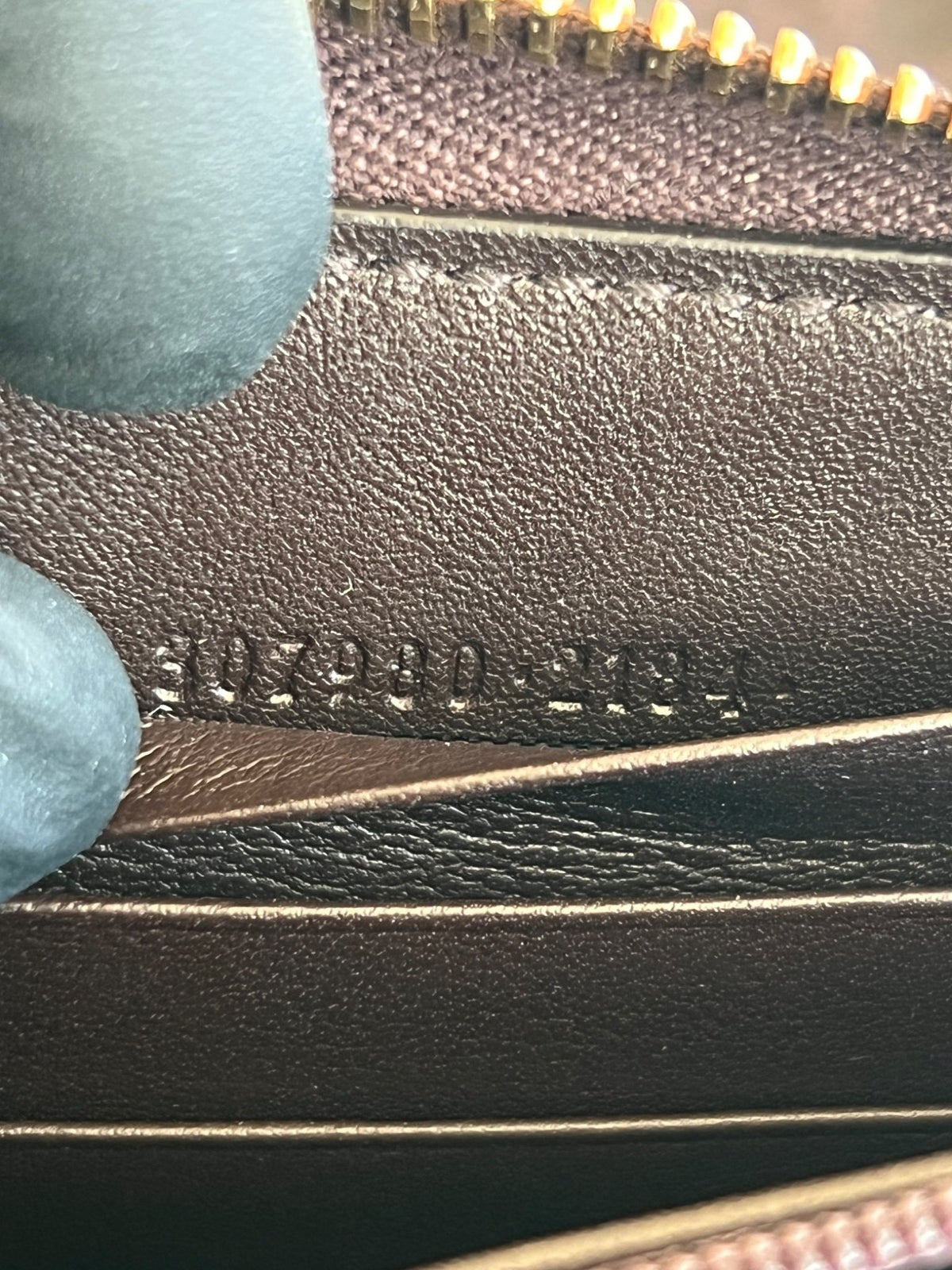 Gucci Portefeuille long zippé Guccissima — vue 14 | Le comptoir vintage