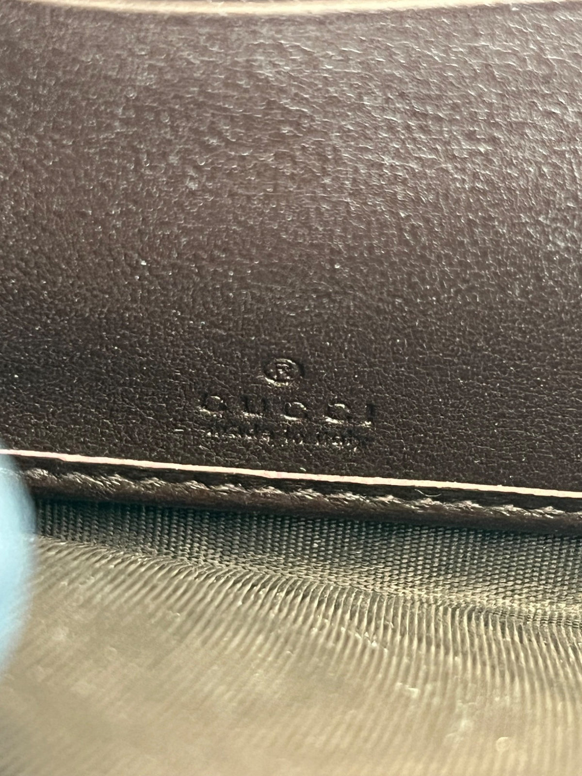 Gucci Portefeuille long zippé Guccissima — vue 15 | Le comptoir vintage