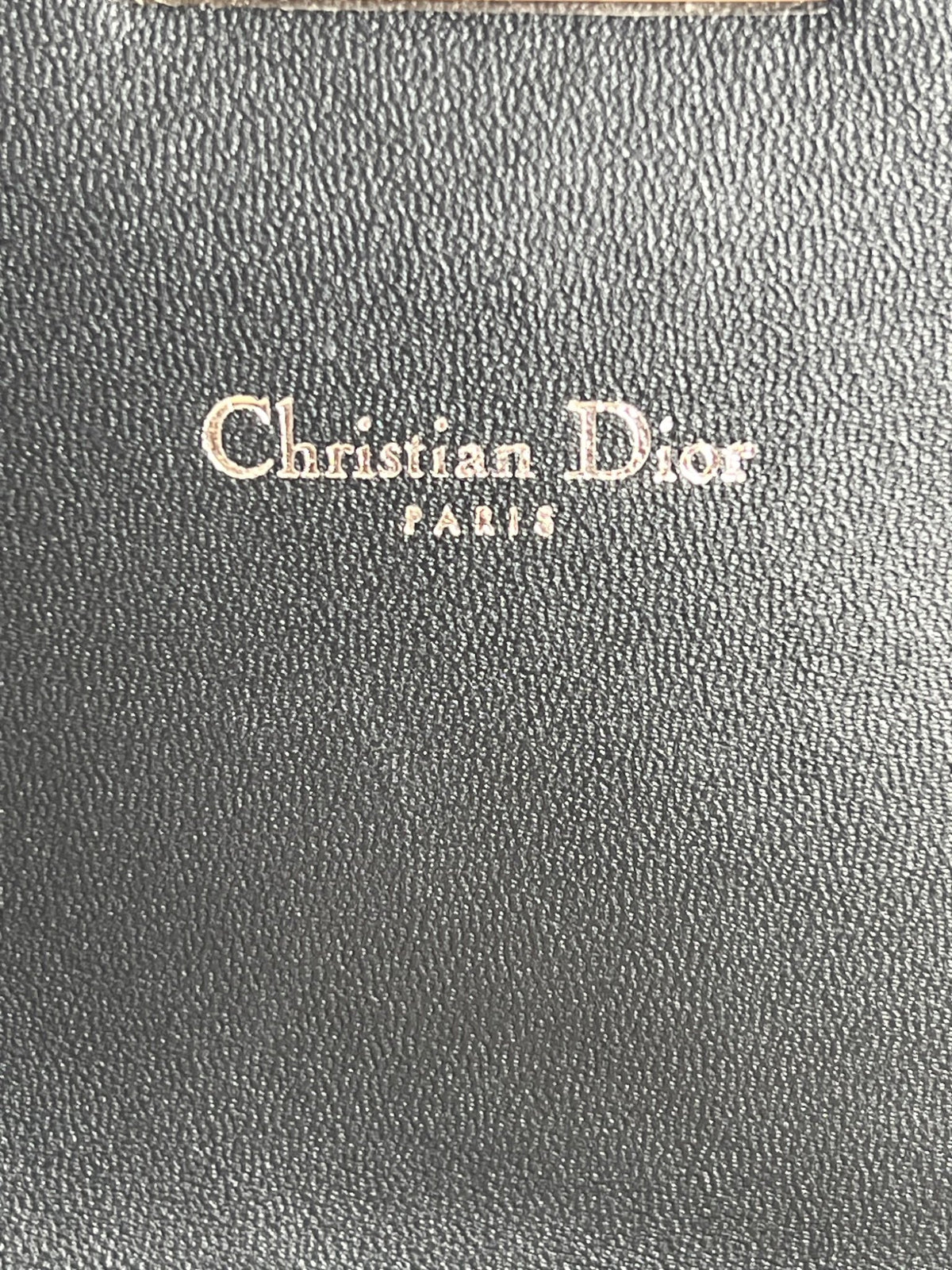 Christian Dior Sac Miss Dior Promenade Pouch en cuir métallisé argenté — vue 15 | Le comptoir vintage
