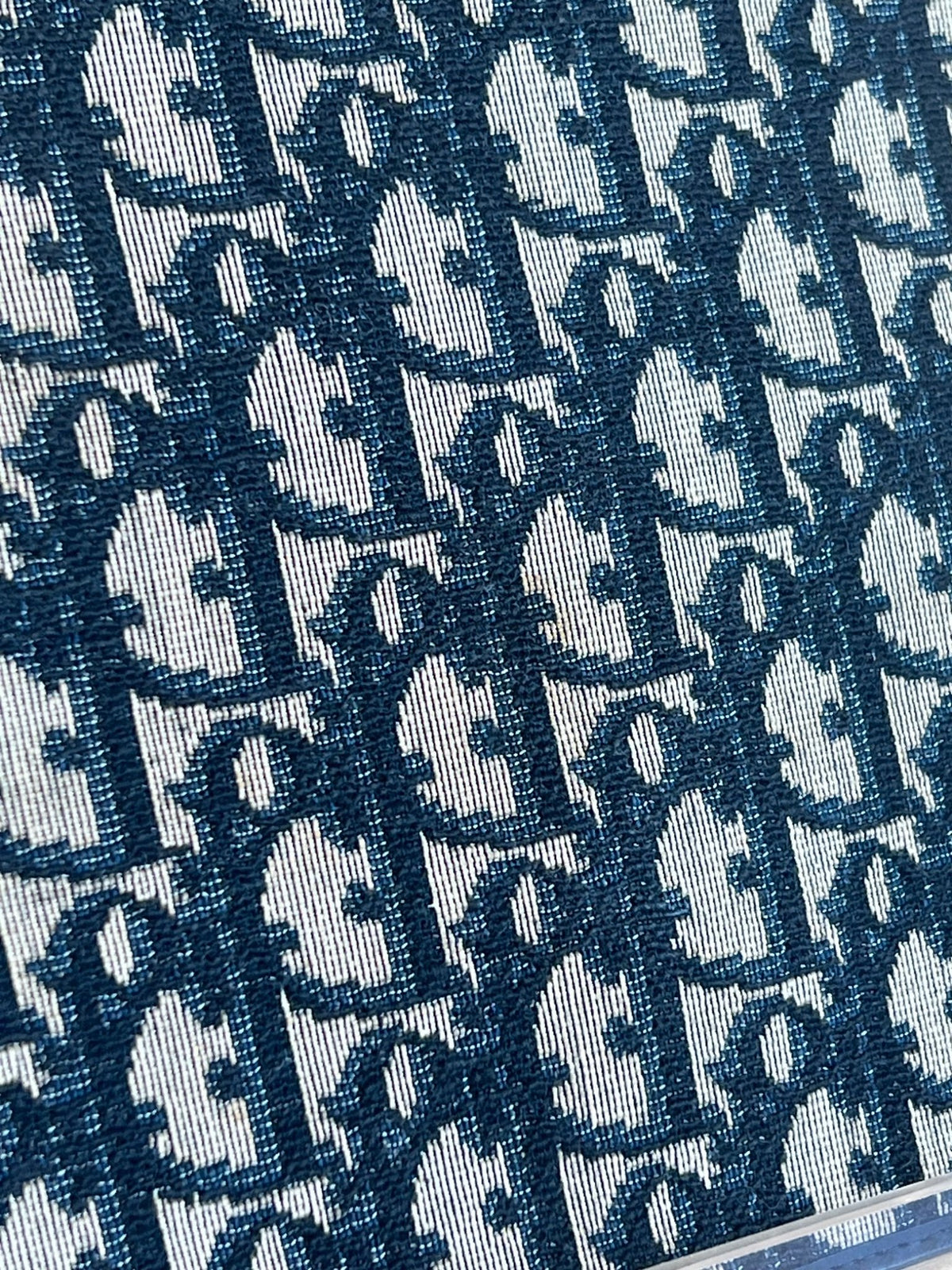 Dior Pochette Oblique Trotter en toile monogram et cuir — vue 7 | Le comptoir vintage
