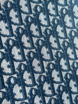 Dior Pochette Oblique Trotter en toile monogram et cuir — vue 8 | Le comptoir vintage
