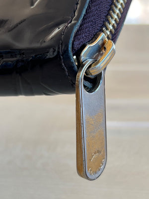 Louis Vuitton Portefeuille Zippy Vernis Monogram Amarante — vue 4 | Le comptoir vintage