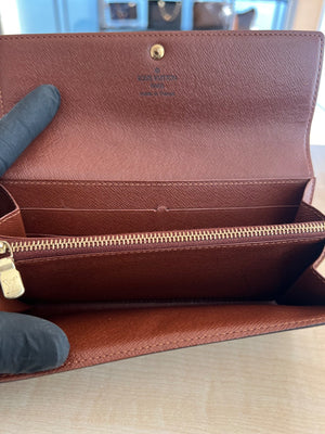 Louis Vuitton Portefeuille Sarah Monogram — vue 3 | Le comptoir vintage