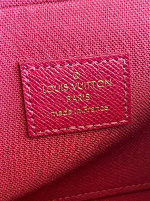 Louis Vuitton Pochette Félicie toile Monogram et doublure fuchsia — vue 14 | Le comptoir vintage
