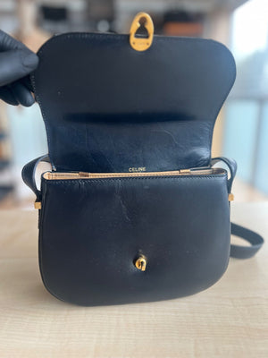 Sac bandoulière besace Céline — vue 3 | Le comptoir vintage