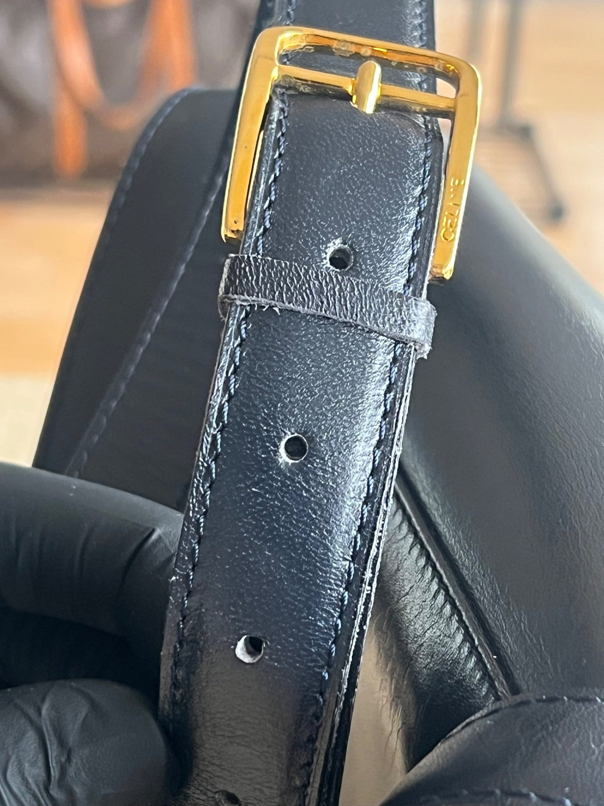 Sac bandoulière besace Céline — vue 5 | Le comptoir vintage