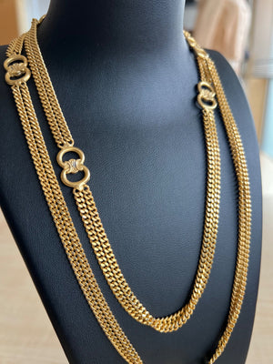 Collier Céline Macadam — vue 2 | Le comptoir vintage