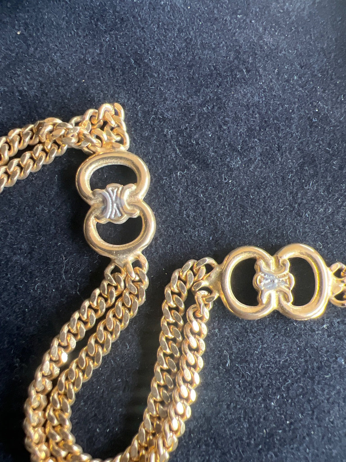 Collier Céline Macadam — vue 3 | Le comptoir vintage