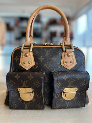 Sac Louis Vuitton Manhattan PM — vue 2 | Le comptoir vintage