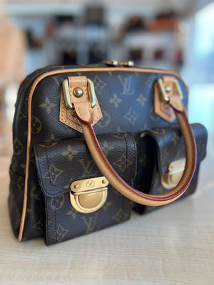 Sac Louis Vuitton Manhattan PM — vue 17 | Le comptoir vintage