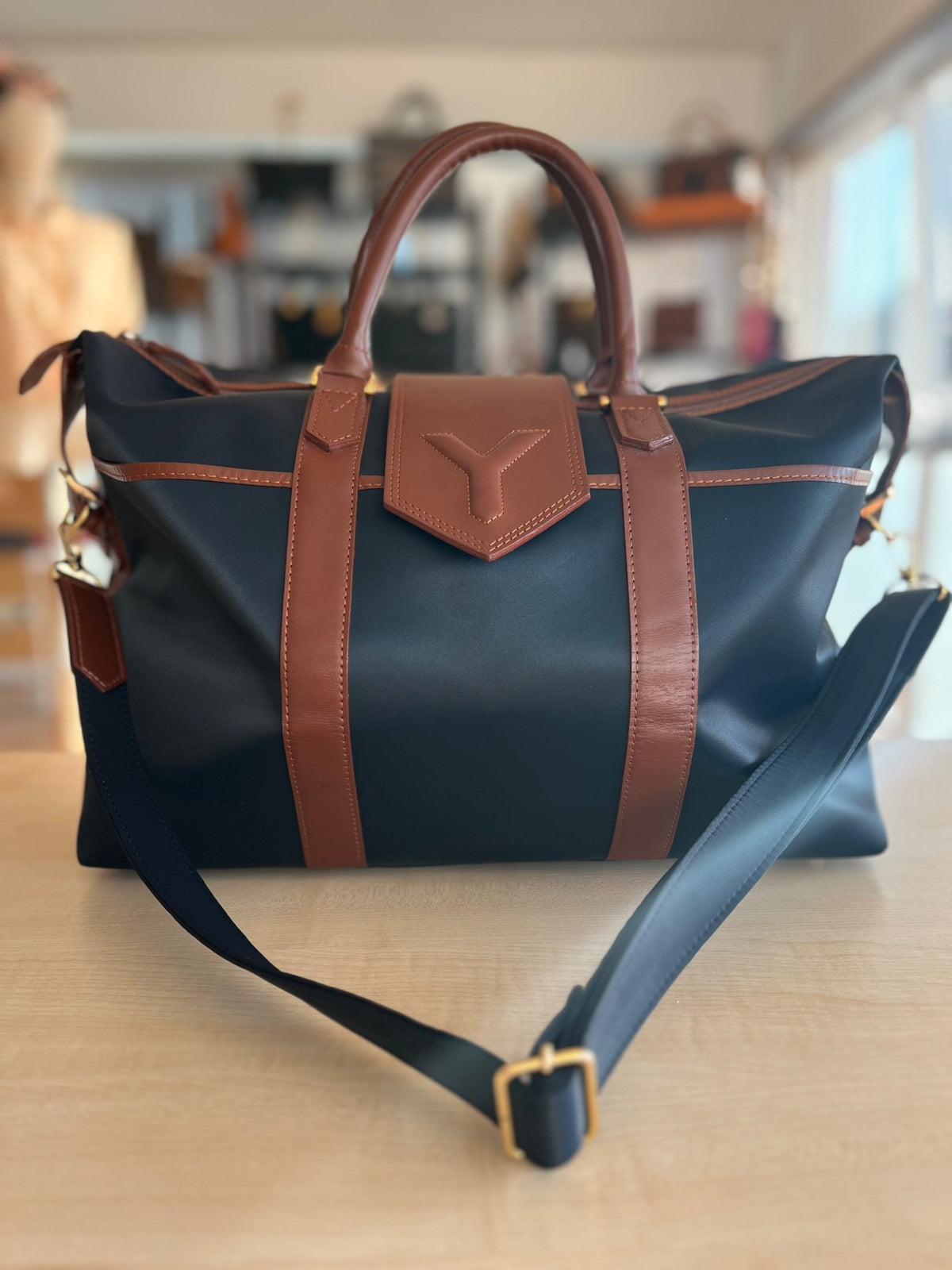 Sac Boston Yves Saint Laurent authentifié — Le comptoir vintage
