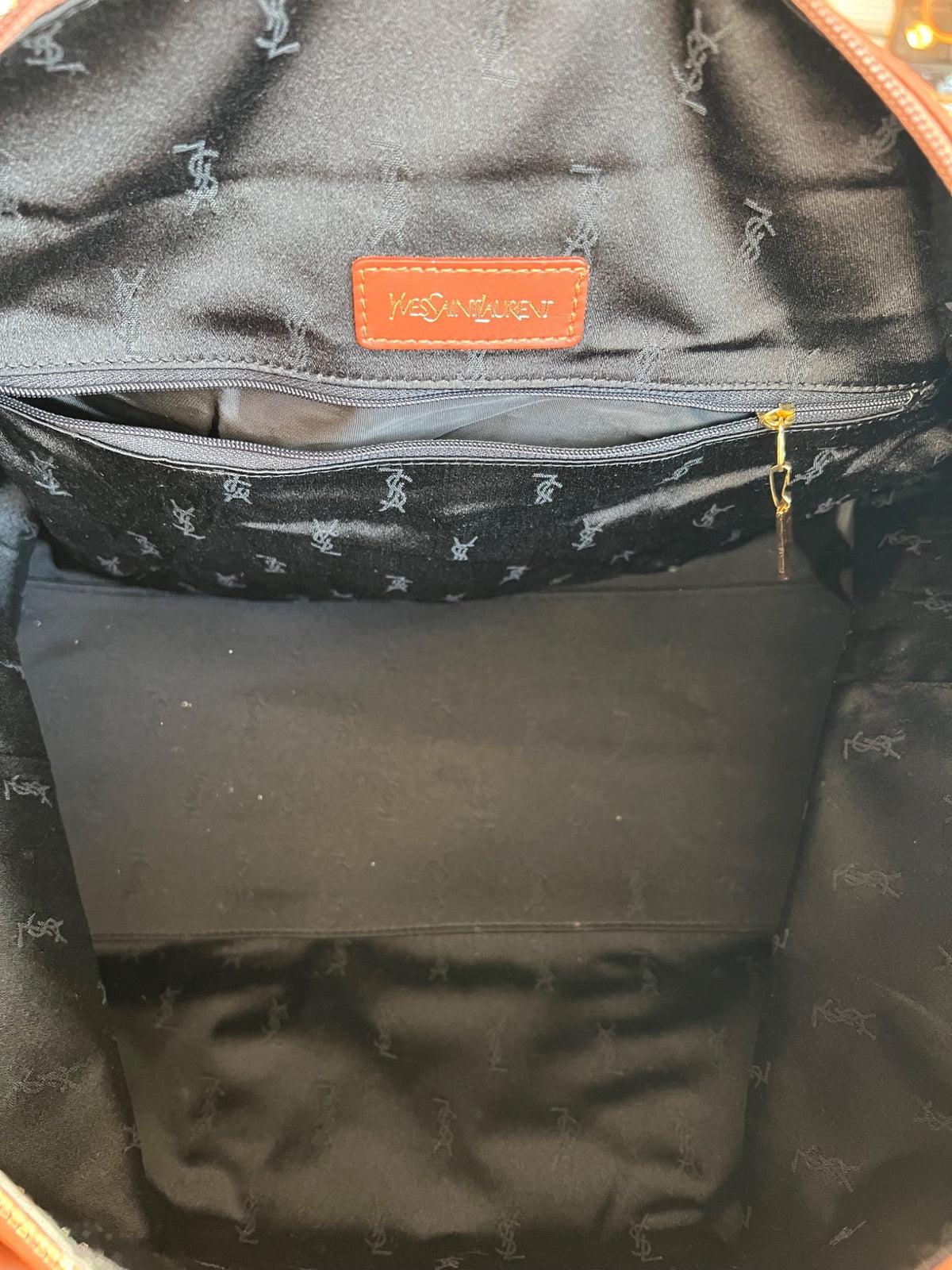 Sac Boston Yves Saint Laurent — vue 9 | Le comptoir vintage
