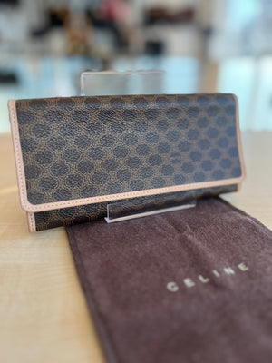 Portefeuille Céline Macadam — vue 2 | Le comptoir vintage