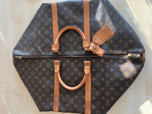 Sac de voyage Louis Vuitton Keepall Bandoulière 60 — vue 7 | Le comptoir vintage