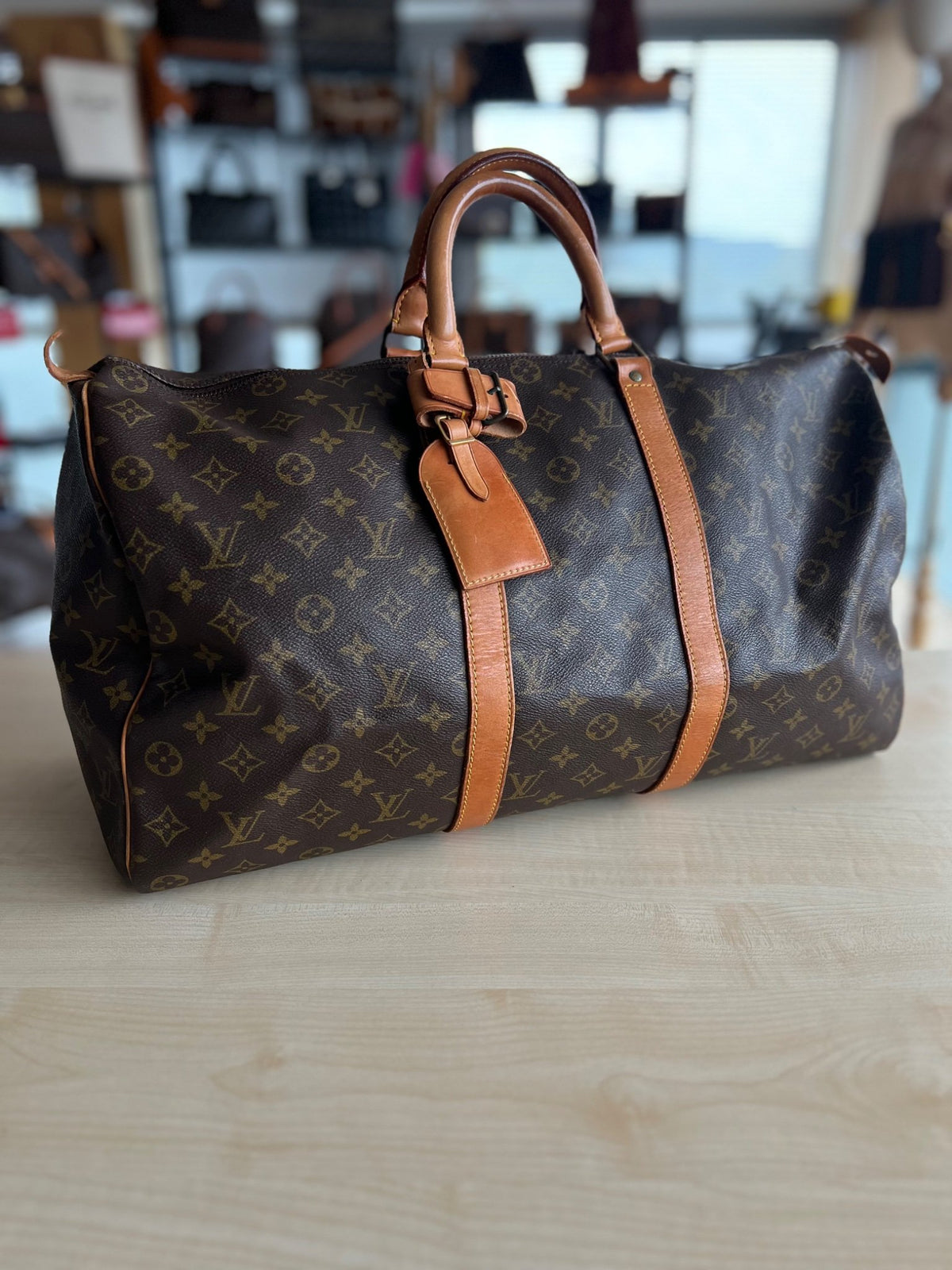 Sac de voyage Louis Vuitton Keepall 50 authentifié — Le comptoir vintage