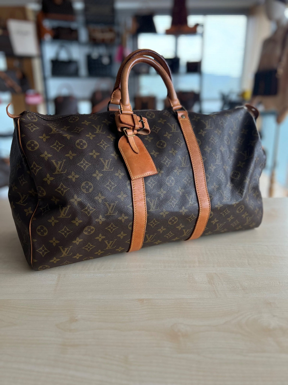 Sac de voyage Louis Vuitton Keepall 50 — vue 9 | Le comptoir vintage