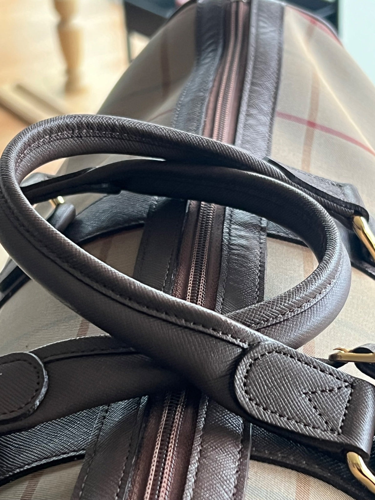 Sac Boston Burberrys — vue 8 | Le comptoir vintage