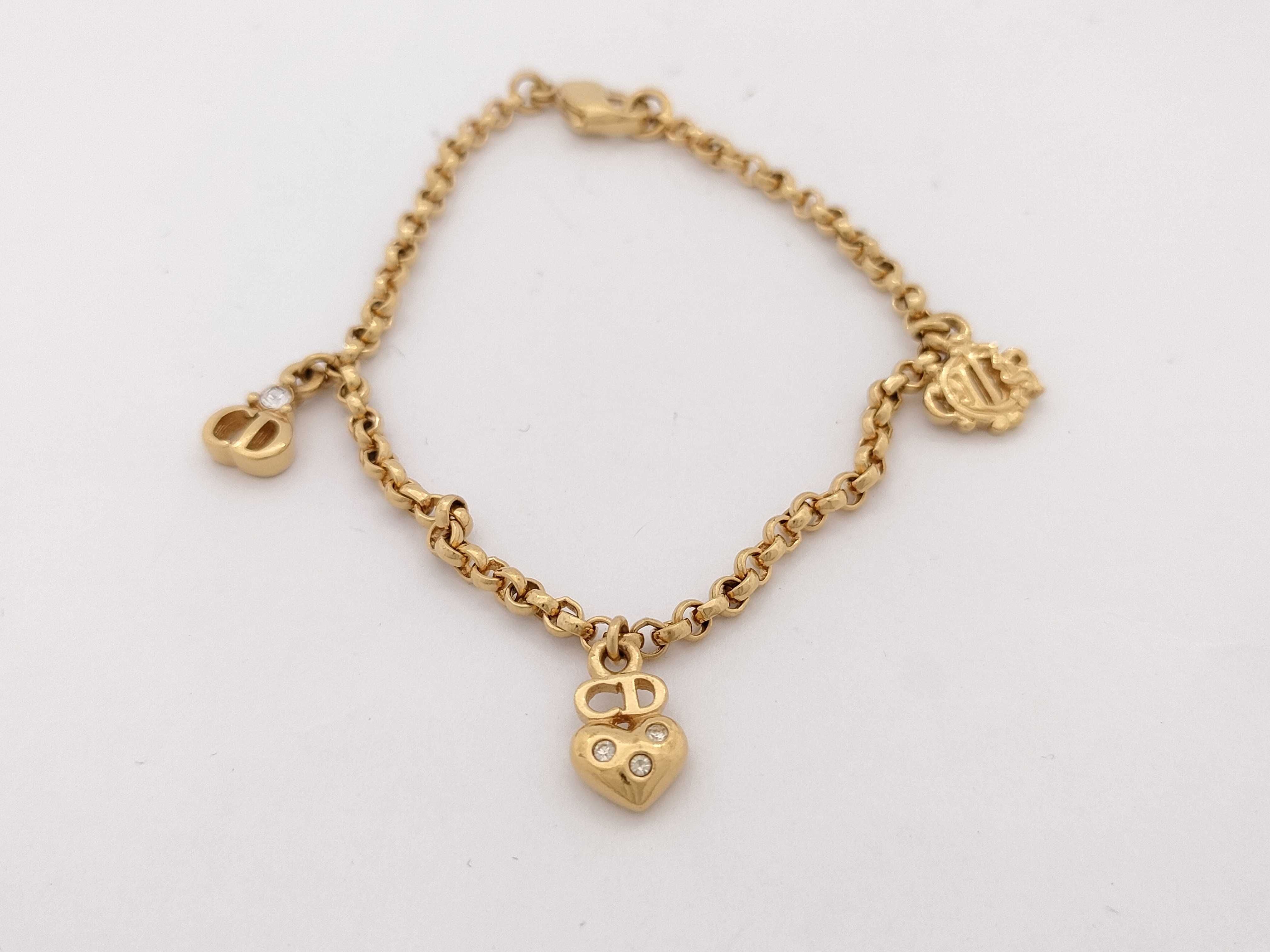 Bracelet Dior plaqué or authentifié — Le Comptoir Vintage