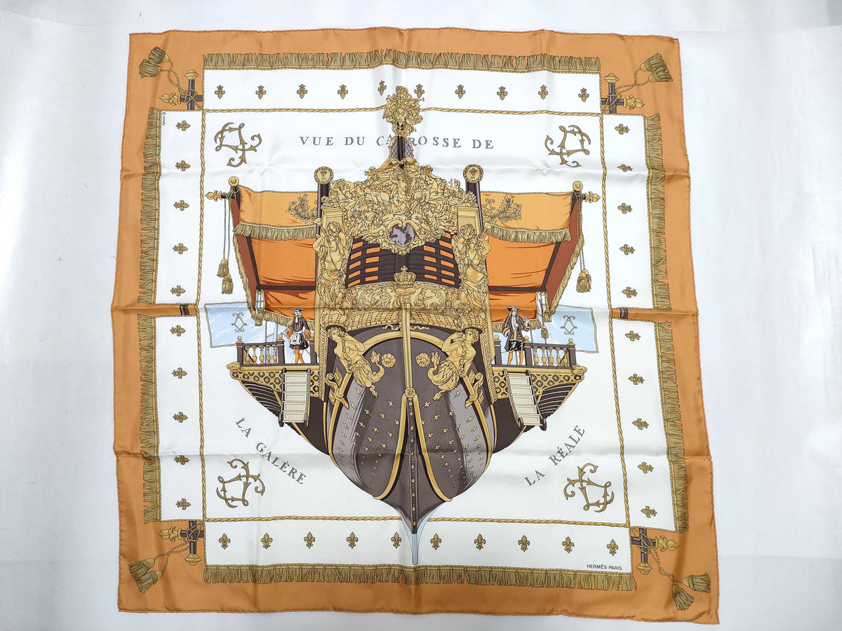 (13429_0081) HERMES Carre HERMES / Carre 90 / Scarf / Silk Scarf authentifiée — Le comptoir vintage
