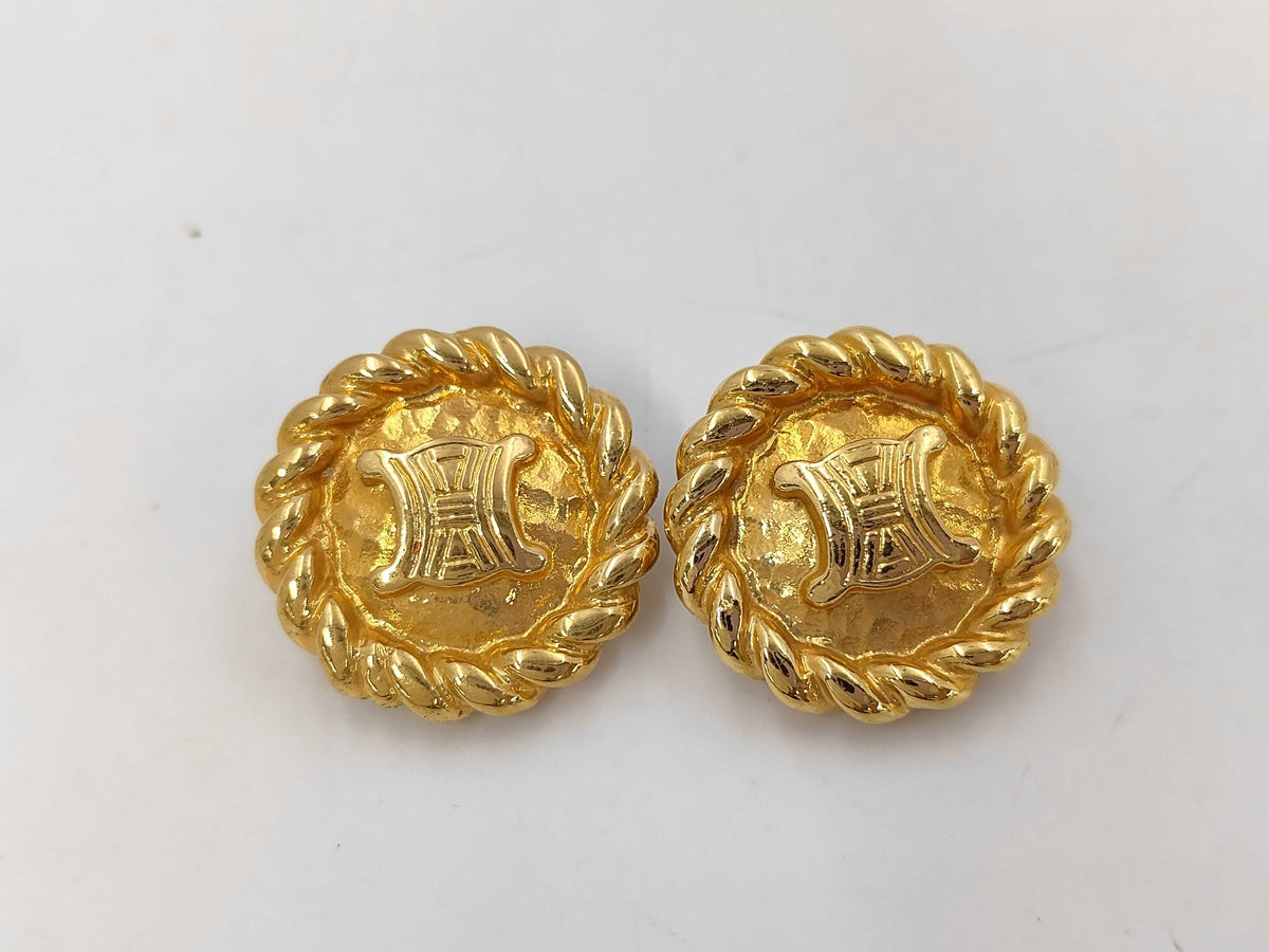 Boucles d'oreilles Céline — vue 2 | Le comptoir vintage