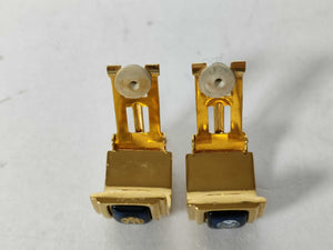 Boucles d'oreilles Hermès plaquée or — vue 3 | Le comptoir vintage