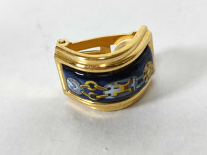 Boucles d'oreilles Hermès plaquée or — vue 7 | Le comptoir vintage