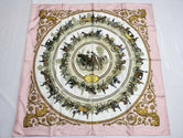Foulard Hermès Carré La Promenade de Longchamp en soie authentifié — Le Comptoir Vintage