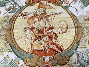 Carré Hermès Au-delà des Cinq Mers — vue 10 | Le comptoir vintage