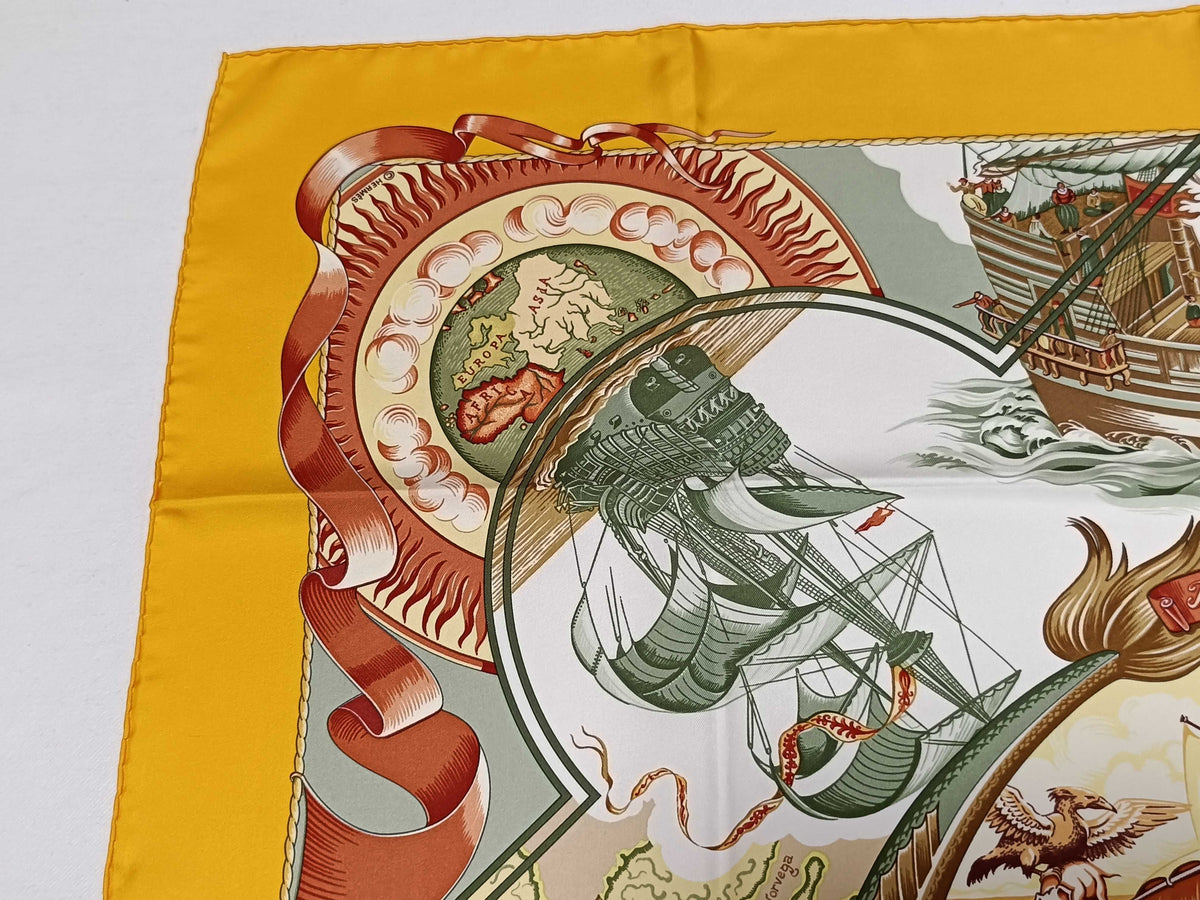 Carré Hermès Au-delà des Cinq Mers — vue 4 | Le comptoir vintage