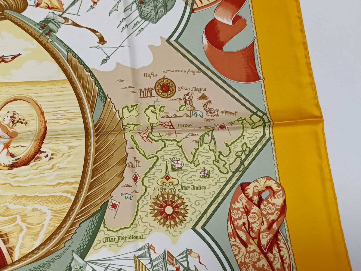 Carré Hermès Au-delà des Cinq Mers — vue 7 | Le comptoir vintage