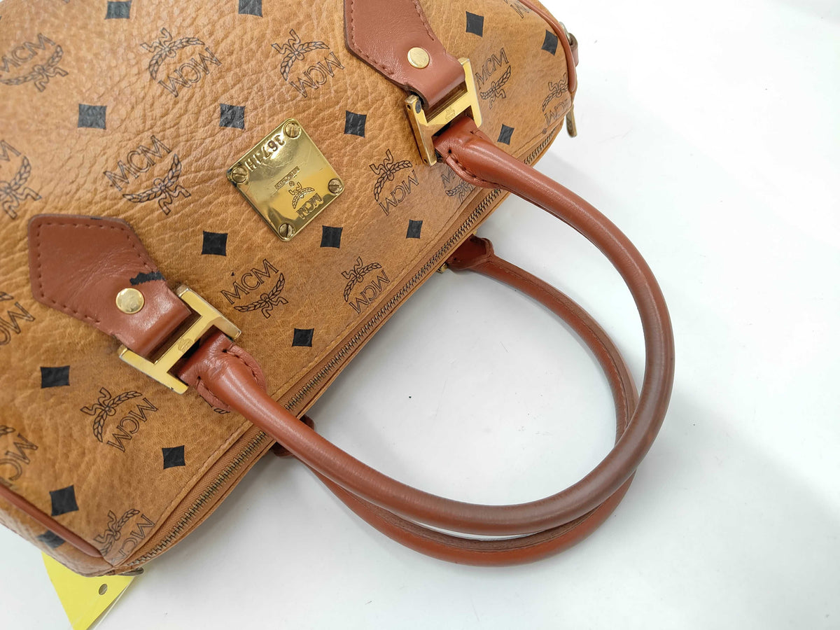 Sac MCM Boston 30 — vue 4 | Le comptoir vintage