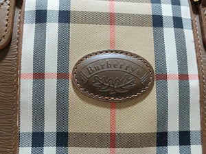 Sac Boston Burberrys — vue 7 | Le comptoir vintage