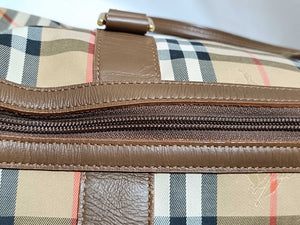 Sac Boston Burberrys — vue 8 | Le comptoir vintage