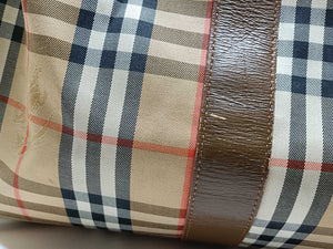 Sac Boston Burberrys — vue 6 | Le comptoir vintage
